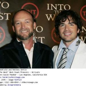 Matthew Settle and James Redfield at event of Into the West 2005