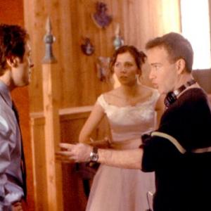 James Spader Maggie Gyllenhaal and Steven Shainberg in Secretary 2002