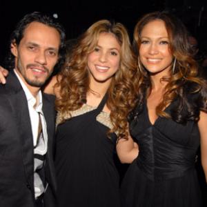 Jennifer Lopez, Marc Anthony and Shakira