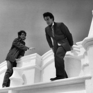 Still of Mel Gibson and Michael Shaner in Mirtinas ginklas 1987