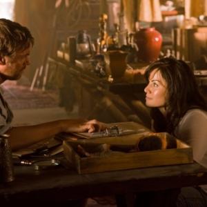 Still of Michael Shanks and Erica Durance in Smallville 2001