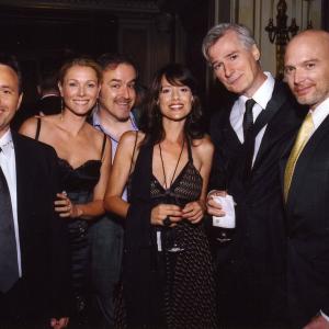 Strangers DirectorProducer Danny Cannon with wife Nicole Cannon Composer David Arnold Actress Nicole Hansen with John Patrick Shanley and Actor Michael Cerveris in New York 2008