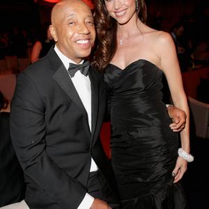 Shannon Elizabeth and Russell Simmons