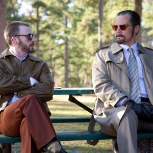 Still of Chris Evans and Michael Shannon in The Iceman (2012)