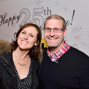 Molly Shannon and Keith Simanton at event of IMDb amp AIV Studio at Sundance 2015