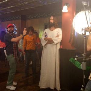 JD Shapiro directing Jesus in The Best Thanksgiving Ever