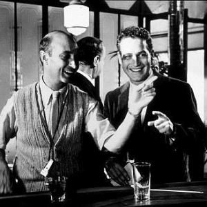 A New Kind Of Love Paul Newman with Producer Director Melville Shavelson on the set 1963 Paramount