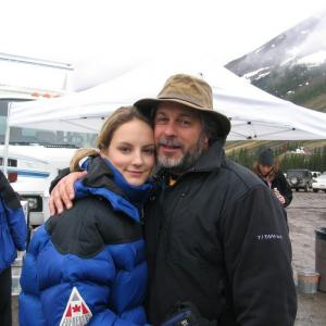 JoeNorman Shaw as Peter Spears with Lynley Hall on the Everest set