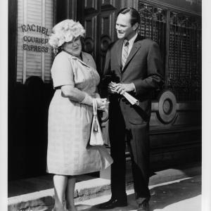 Still of Dick Sargent and Reta Shaw in The Ghost and Mr. Chicken (1966)