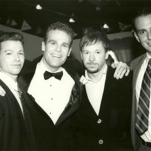 Josh Marchette, Jere Shea, Donnie Wahlberg, Will Arnett in SOUTHIE, 1997