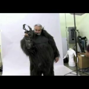 At Rick Bakers Cinovation Studio modeling the Robot Monster suit for MEN IN BLACK III