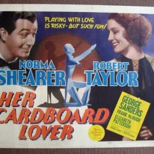 Robert Taylor and Norma Shearer in Her Cardboard Lover (1942)
