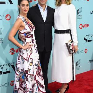 Lizzy Caplan Michael Sheen and Caitlin FitzGerald at event of Masters of Sex 2013