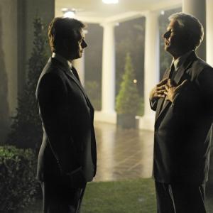 Still of Dennis Quaid and Michael Sheen in The Special Relationship 2010