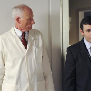 Still of James Rebhorn and Michael Sheen in 30 Rock 2006