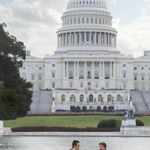 Still of Jeremy Renner and Michael Sheen in Kill the Messenger 2014