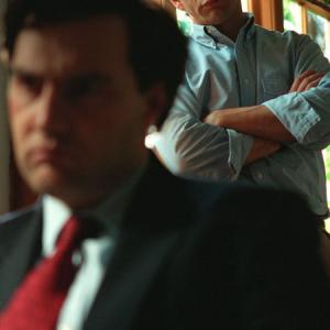 Still of David Morrissey and Michael Sheen in The Deal 2003