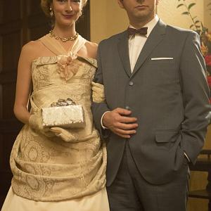 Still of Michael Sheen and Caitlin FitzGerald in Masters of Sex Catherine 2013