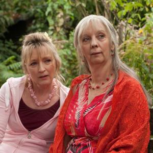 Still of Lesley Manville and Ruth Sheen in Another Year (2010)