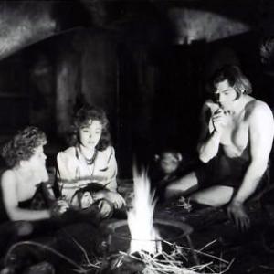 Still of Nancy Kelly Johnny Sheffield and Johnny Weissmuller in Tarzans Desert Mystery 1943