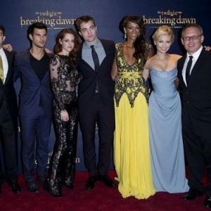Cast and Crew at London Premier - Twilight Saga Breaking Dawn PT 2