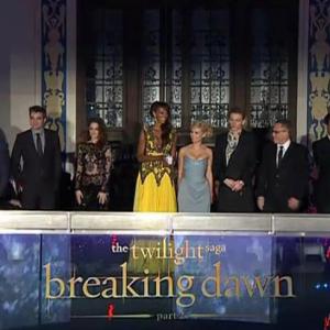 Cast Director and Producer at European Premier  Twilight Saga Breaking Dawn Pt 2