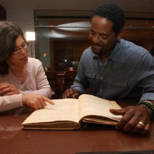 Still of Blair Underwood and Eva Sheppard in Who Do You Think You Are? 2010