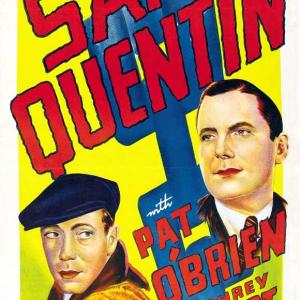 Humphrey Bogart Pat OBrien Barton MacLane and Ann Sheridan in San Quentin 1937