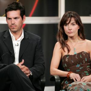 Eddie Cibrian and Lisa Sheridan at event of Invasion 2005