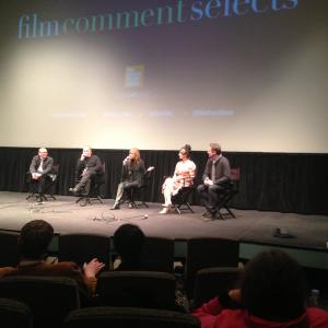 The Lincoln Center Film Comment Selects film festival opening night QA for the film Electric Boogaloo The Wild Untold Story of Cannon Films with Gavin Smith Mark Rosenthal Catherine Mary Stewart Robin Sherwood Mark Hartley