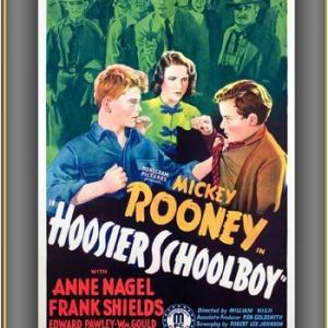 Mickey Rooney Anne Nagel and Frank Shields in Hoosier Schoolboy 1937