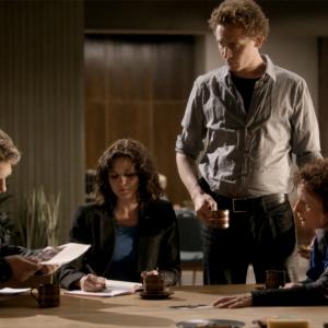 Still of Kenneth Branagh Sadie Shimmin Sarah Smart and Tom Hiddleston in Wallander 2008