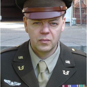 As Col John H Amen chief interrogator at the Nuremberg Trials on the set of The Interpreter 2005
