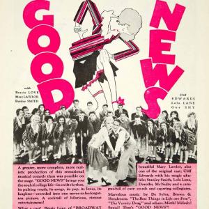 Ann Dvorak Cliff Edwards Lola Lane Mary Lawlor Bessie Love Gus Shy Penny Singleton and Stanley Smith in Good News 1930