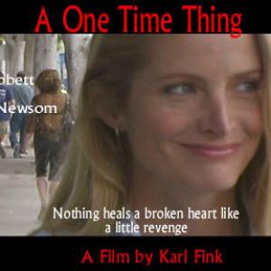 Jane Sibbett as Casey in the one sheet for A One Time Thing
