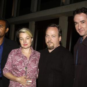 John Cusack, Nick Gillie, Paul Quinn and Jane Siberry at event of Never Get Outta the Boat (2002)