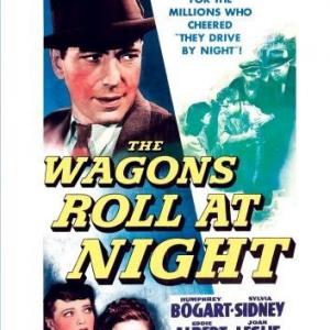Humphrey Bogart, Joan Leslie and Sylvia Sidney in The Wagons Roll at Night (1941)