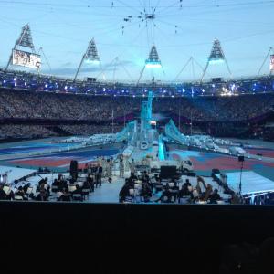 London 2012 olympic closing ceremony - conducting the London Symphony Orchestra