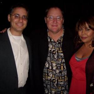 John Lasseter and HB Siegel at event of The Pixar Story 2007