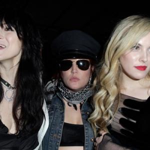 Floria Sigismondi Lisa Marie Presley and Riley Keough at event of The Runaways 2010