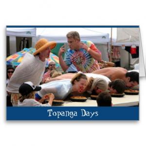 Topanga Days Pie Eating Contest
