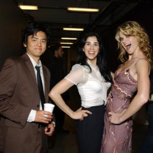 John Cho, Missi Pyle and Sarah Silverman