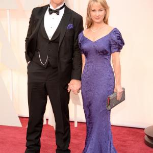 Michelle Schumacher and J.K. Simmons at event of The Oscars (2015)