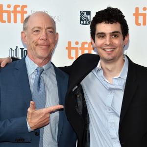JK Simmons and Damien Chazelle at event of Atkirtis 2014