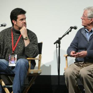 Alex Simon with director Michael Apted at the 2007 Santa Barbara International Film Festival