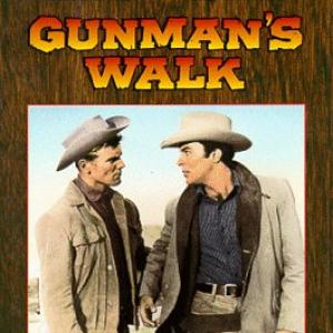 Tab Hunter and Robert F. Simon in Gunman's Walk (1958)