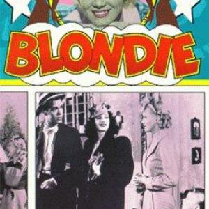 Rita Hayworth Arthur Lake and Penny Singleton in Blondie on a Budget 1940