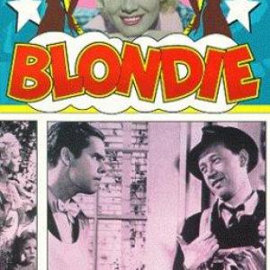 Eddie Acuff Arthur Lake and Penny Singleton in Blondie Meets the Boss 1939