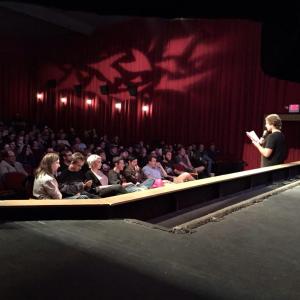 Greg Sestero reading from his memoir The Disaster Artist at Belcourt Theatre in Nashville Tennessee