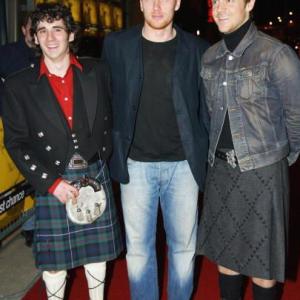 With Kevin McKidd and Iain Robertson at the premiere of 'One Last Chance', Glasgow 2004.